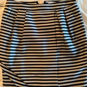 Reiss striped mini skirt - size 0